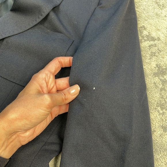 Club Monaco Navy Blue Blazer Suit Jacket Wool Mens Sz 40 - Picture 13 of 14